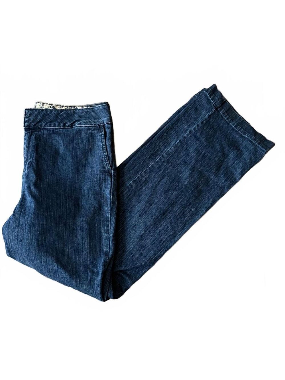 D & Co. Denim and Company Women's Denim Jeans Size 10 Straight Leg Streetwear